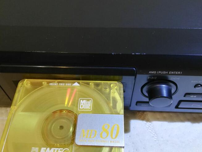 Minidisc SONY MDS-JE500 + wiele dodatków