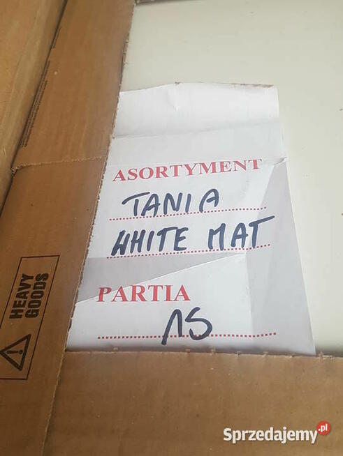 Okazja! Płytki Cersanit Tania White Mat 25x35 – 70m2 50kart