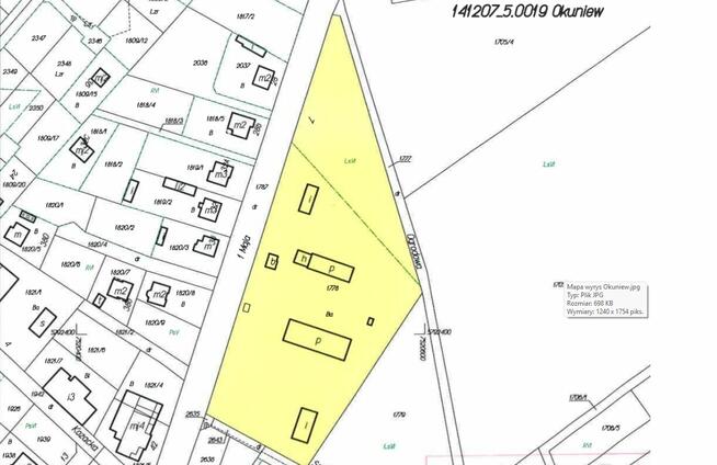 Działka Przemysłowo Usługowa 1,6ha Okuniew/Sulejówek