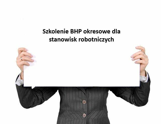 szkolenia BHP wstępne i okresowe Sosnowiec