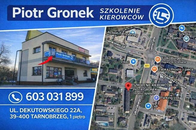 SZKOLENIE KIEROWCÓW PIOTR GRONEK- TARNOBRZEG