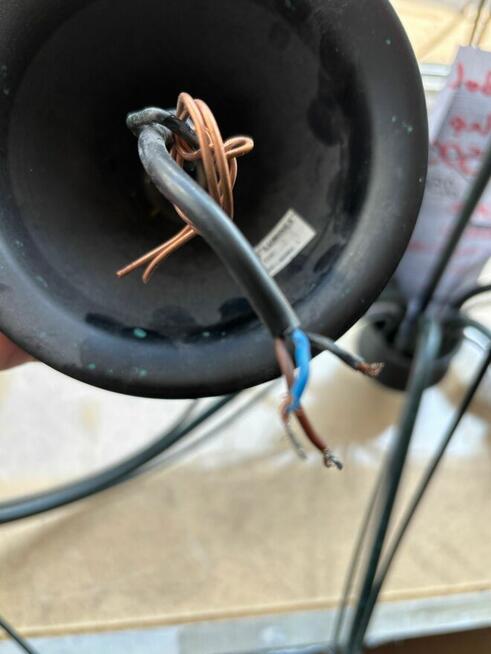 Lampa / Żyrandol wiszący czarny w stylu Rustykalnym