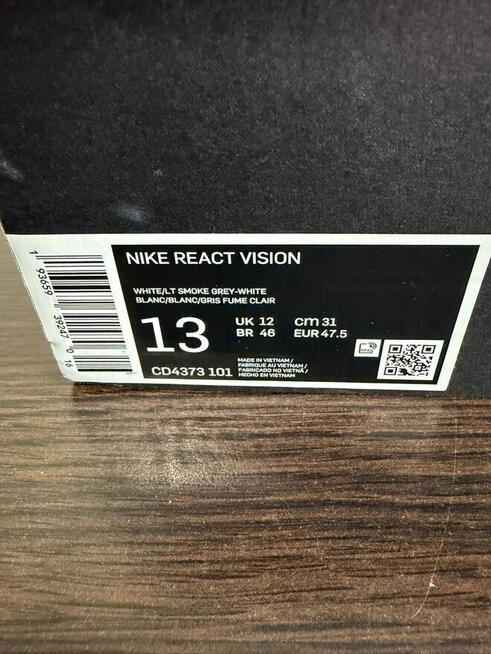 Buty/Sneakersy Nike React Vision CD4373-101
