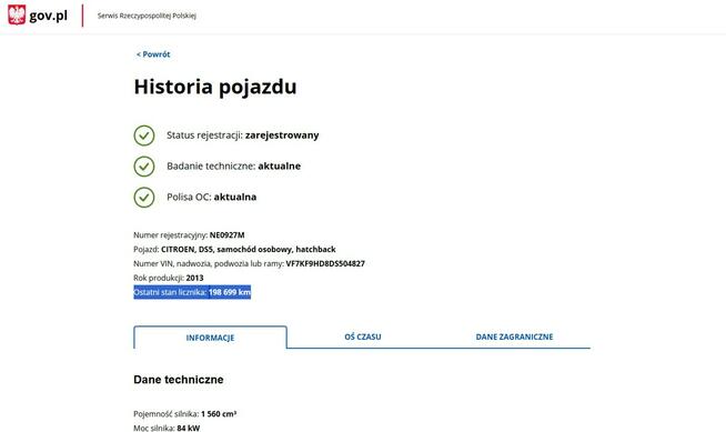 Citroen DS5 Automat Zarejestrowany Ubezpieczony