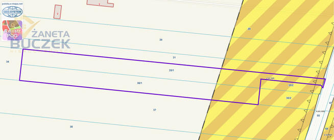 Działka rolna Bronisławy gm. Sochaczew,