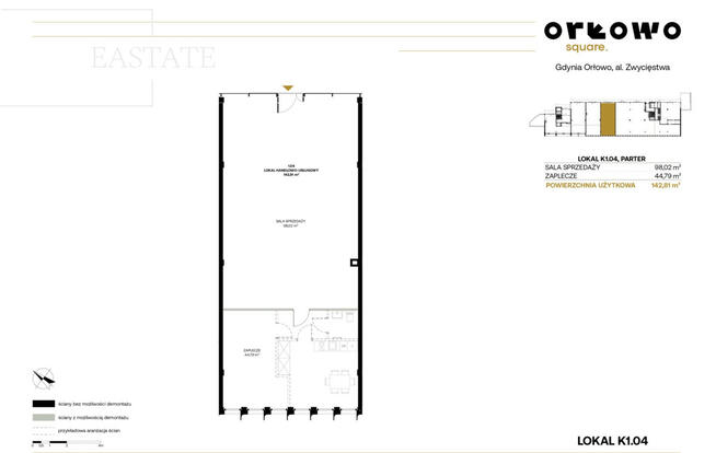 Lokal użytkowy Gdynia Orłowo, Zwycięstwa