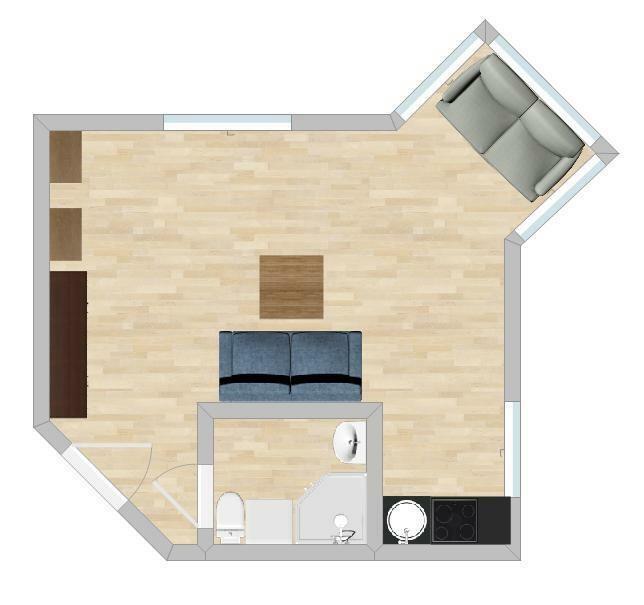 Gliwicka 111, Śródmieście, przestronna kawalerka