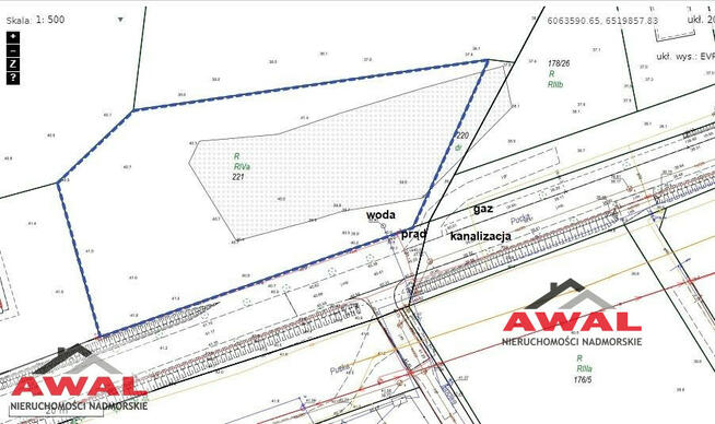 Działka budowlana Darzlubie gm. Puck, Pucka