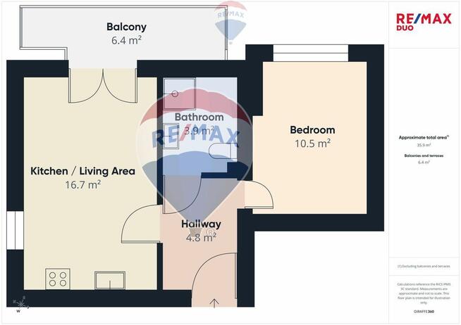 Mieszkanie 35,8m2 w Zakopanem osiedle Szymony
