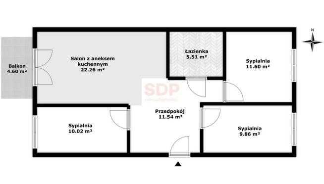 Mieszkanie Zabrodzie gm. Kąty Wrocławskie, Zabrodzka