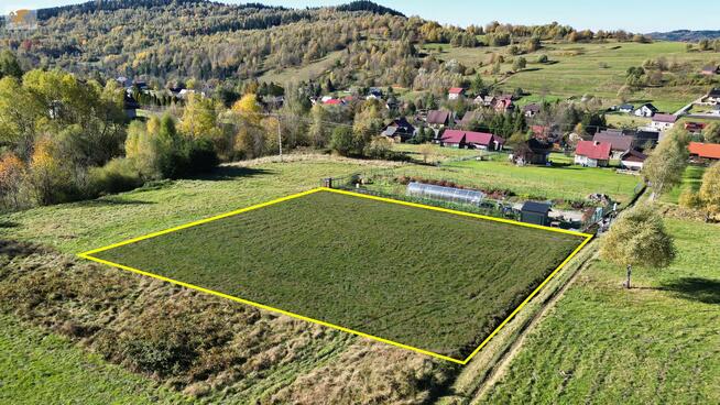 Działka inwestycyjna Koszarawa