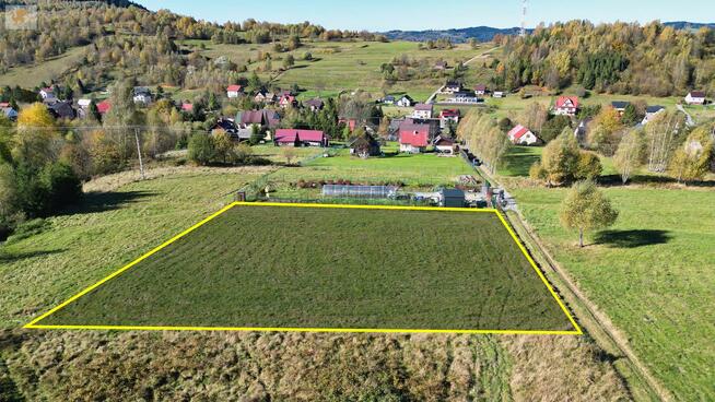 Działka inwestycyjna Koszarawa