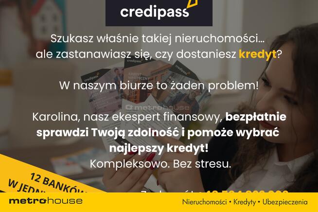 Działka1628 m² z rozpoczętą budową bliźniaka Osła