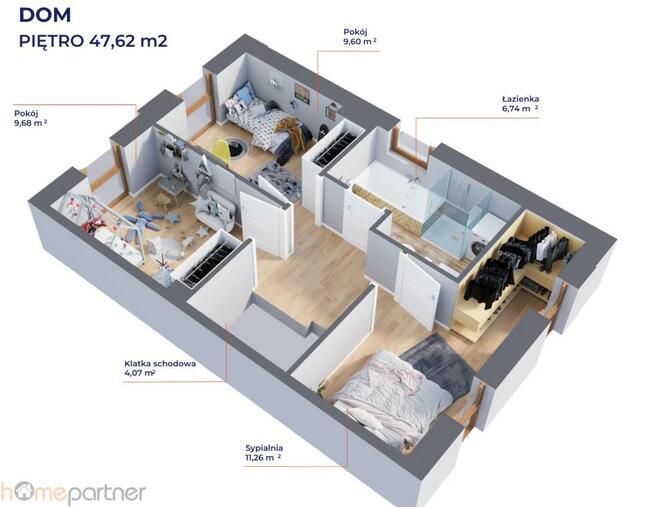 Dom Kiełczówek gm. Długołęka, Krótka