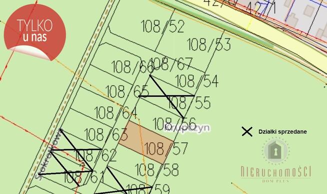 Działka numer 108/57 w Deszcznie, 47,37 zł/m2