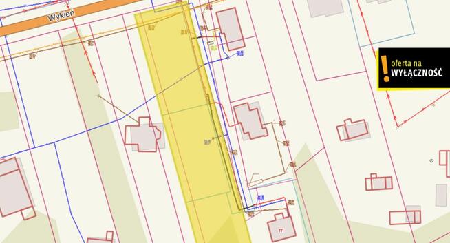 Działka budowlana Tumlin-Podgród gm. Miedziana Góra,