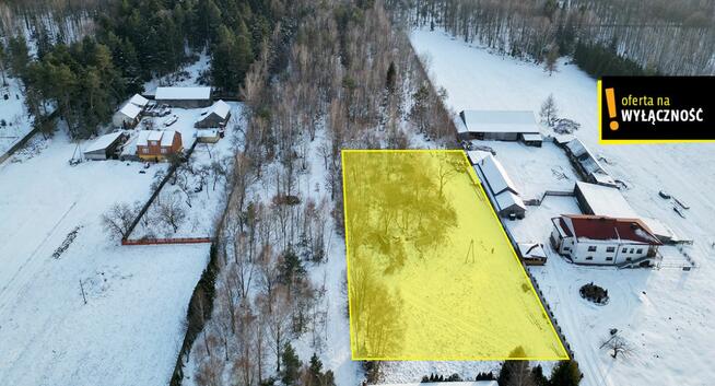 Działka inwestycyjna Lechów gm. Bieliny,