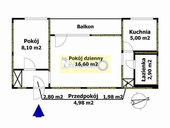 XV-lecia, M3 37,38 m2, ul.Miła