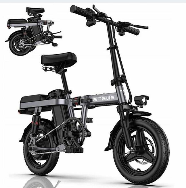 Rower elektryczny miejski składany 250W. 48V 10AH z manetką