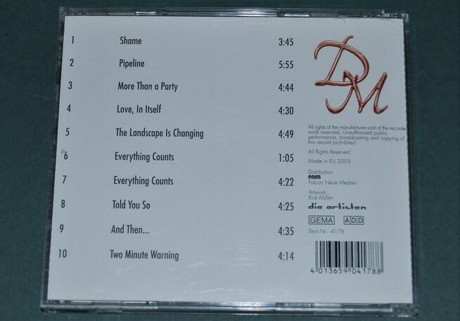 Depeche Mode Shame CD 2003r