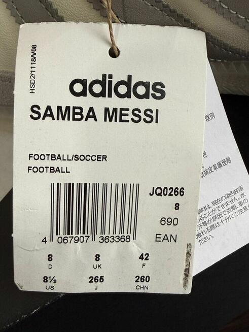 Buty/Sneakersy Adidas Samba Messi JQ0266