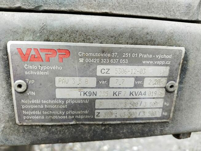 VAPP przyczepa ciężarowa
