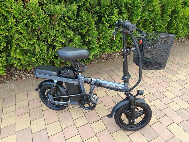 Rower elektryczny miejski składany 250W. 48V 10AH z manetką