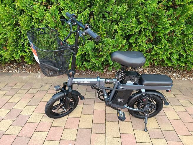 Rower elektryczny miejski składany 250W. 48V 10AH z manetką