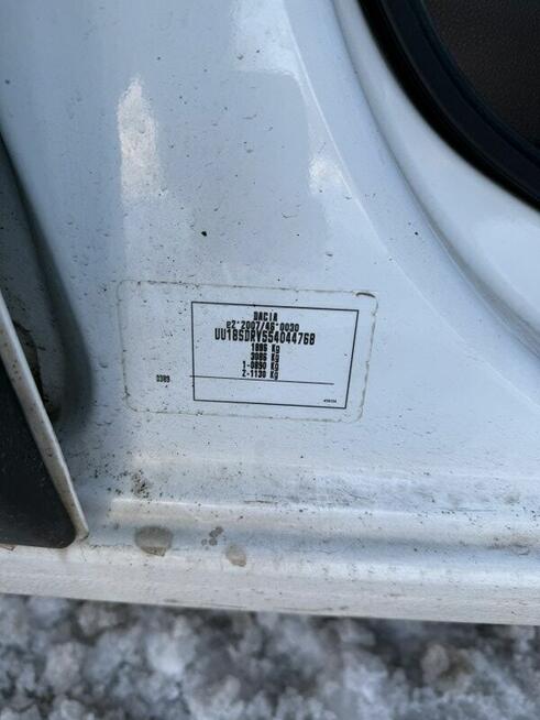 DACIA Dokker 2015 r. WH0609A od syndyka