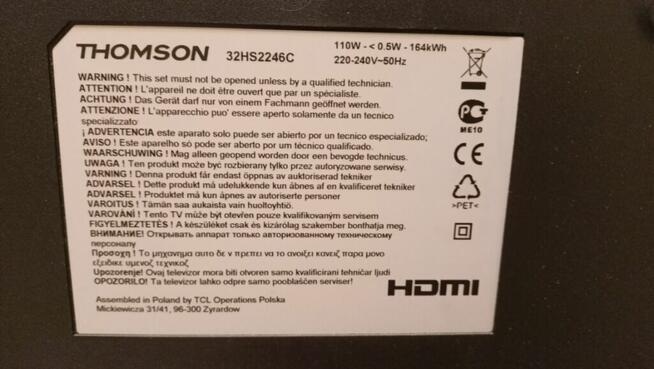 Telewizor Thomson 32HS2246C