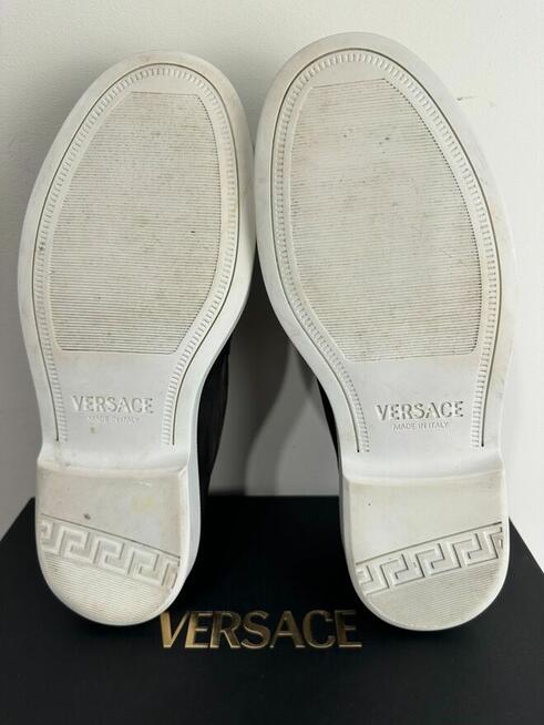 Mokasyny/Loafersy Versace Giuliano Suede Loafers 1017591