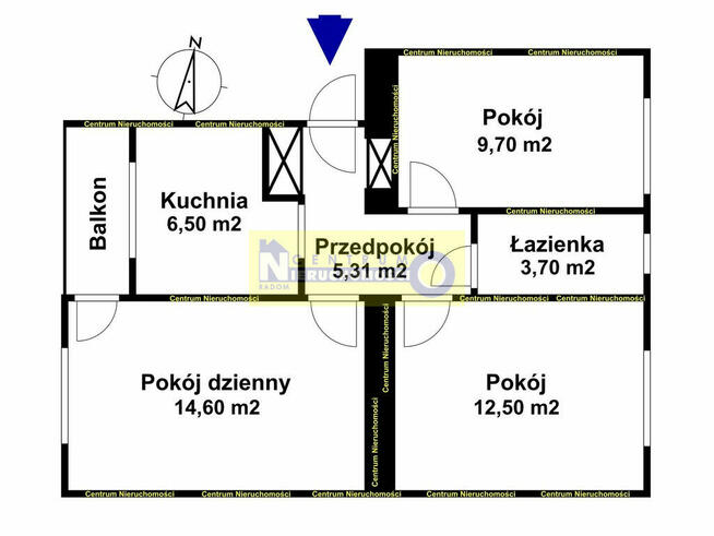 XV-lecia, M4 52,31 m2, ul. Kusocińskiego