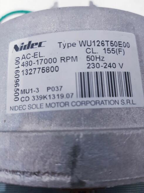 Silnik napędowy pralki Elektrolux Nidec WU126T60E00