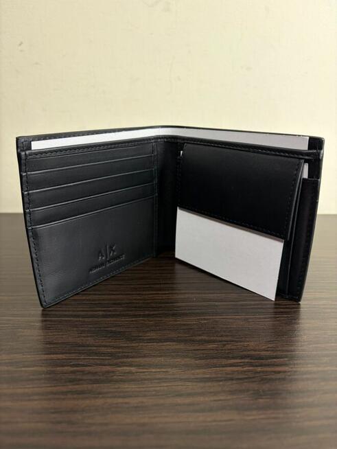 Portfel Armani Exchange Bifold Chin Pocket