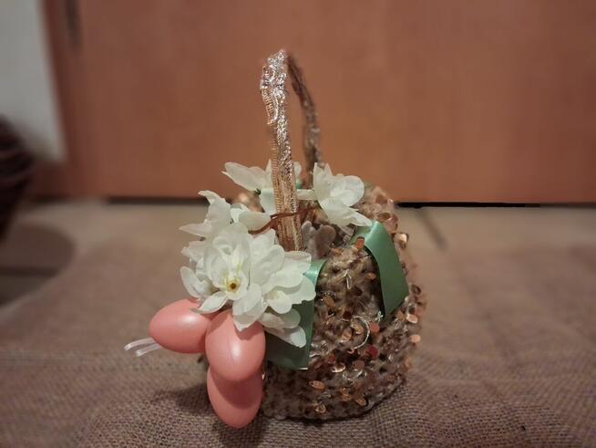 Koszyk wielkanocny handmade 22,5 x 12,5 x 12 cm