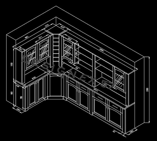 Dokumentacja techniczna w Autocadzie (meble, wnetrza, mechan