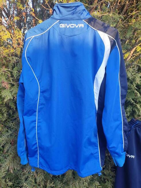 Dres Sportowy Givova niebieski bluza Kurtka spodnie Campione