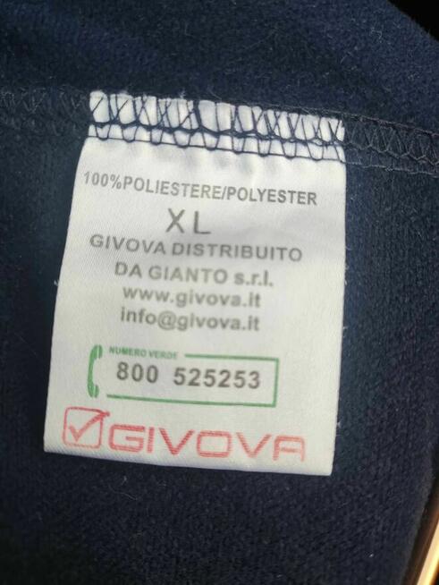 Dres Sportowy Givova niebieski bluza Kurtka spodnie Campione