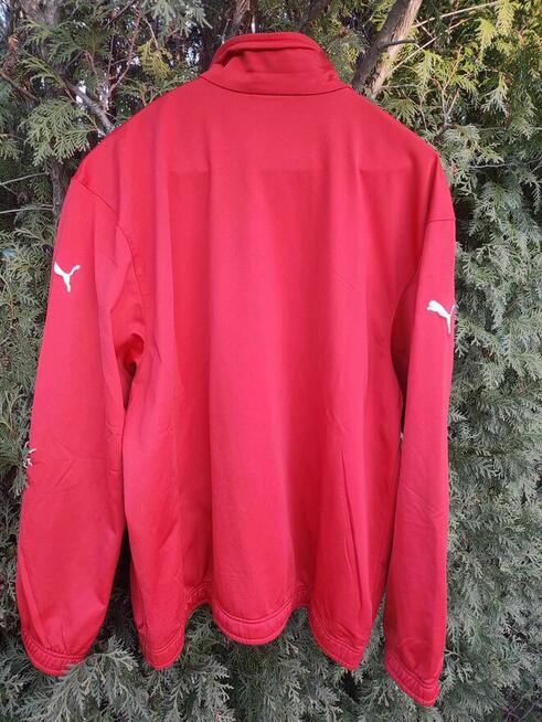 Bluza PUMA Kurtka sportowa dres czerwona zamek długi rękaw