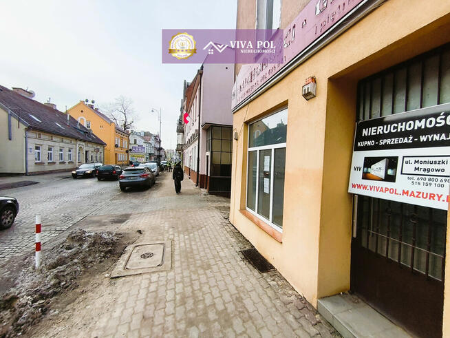 Lokal na parterze w centrum Mrągowa