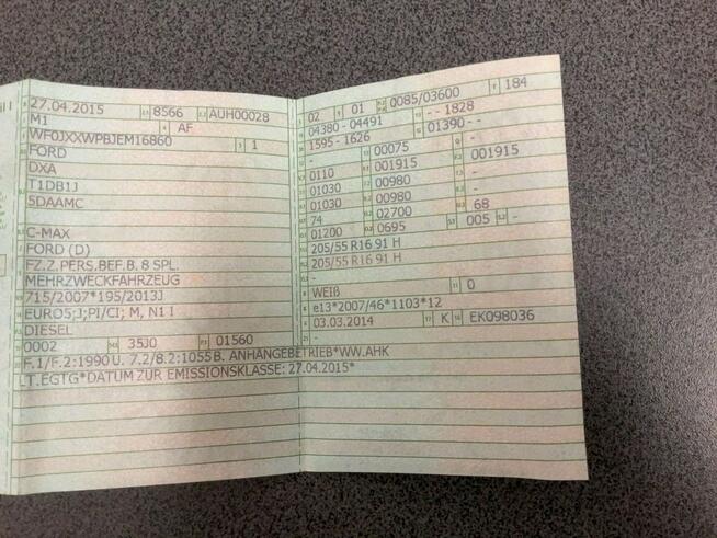 Ford C-Max Bussines Edition, hak, klimatronic, gwarantowany przebieg