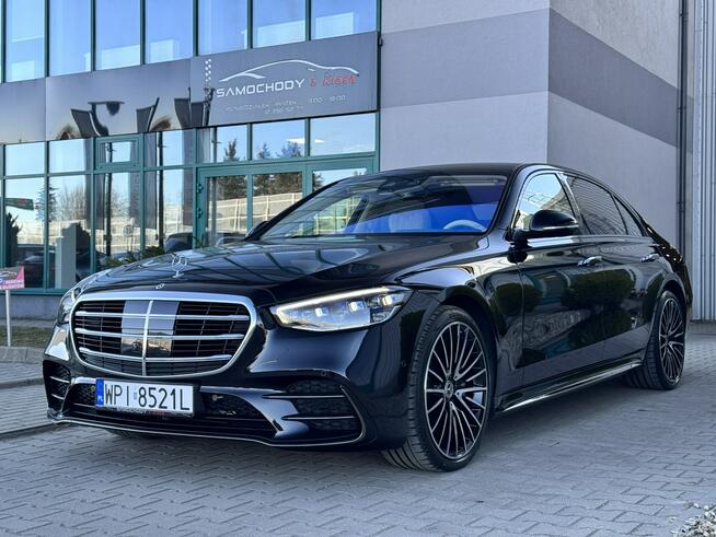 Mercedes S 450 Gwarancja do 2027. Burmester High End, Monitory, Karbon.