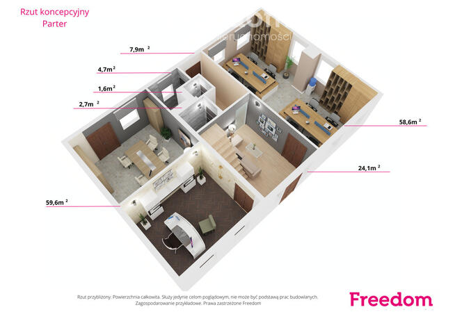 Pruszcz Gdański, Łęgowo, Budynek na wynajem