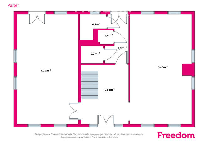 Pruszcz Gdański, Łęgowo, Budynek na wynajem