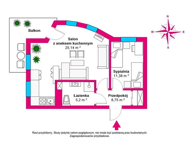 Apartament w hotelu Olimp I, od morza 200m
