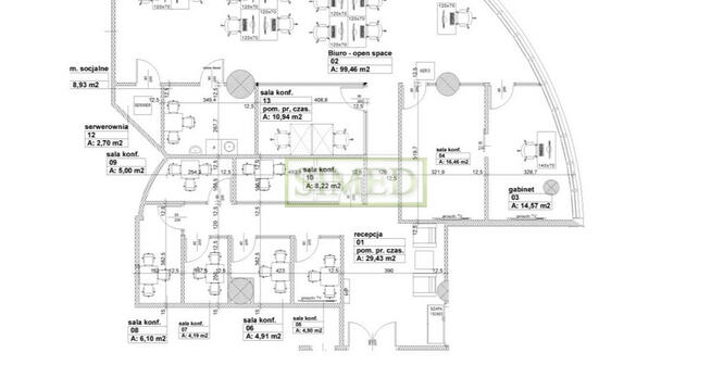 Biurowiec , parking , sale konferencyjne,dostęp 24