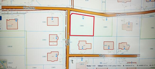 Działka budowlana Gościcino gm. Wejherowo, Gruntowa