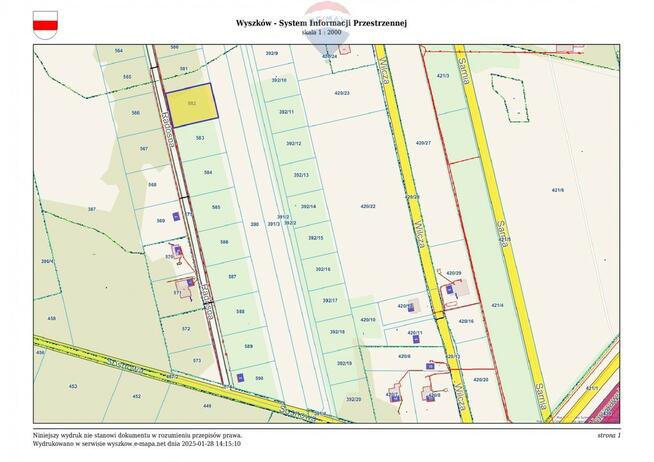 2 działki budowlane z MPZP, blisko Wyszkowa