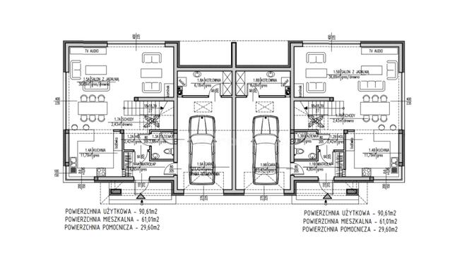 Nowoczesny bliźniak w Skrzeszewie (150 m²)