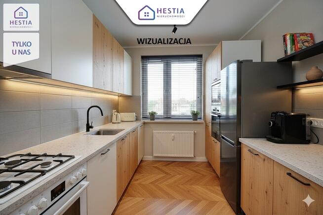 3 pokoje, balkon, miejsce parkingowe za szlabanem